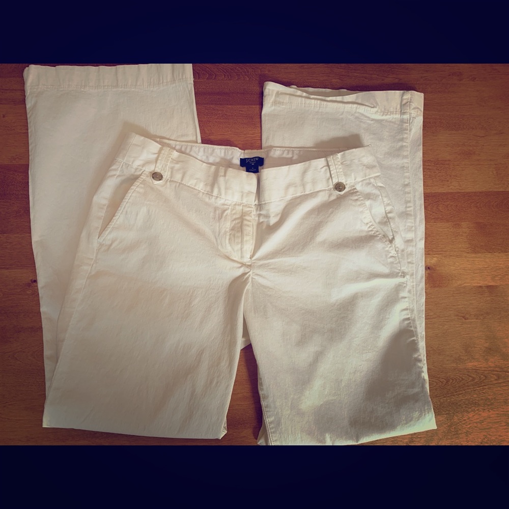 Jcrew White Khaki Pants